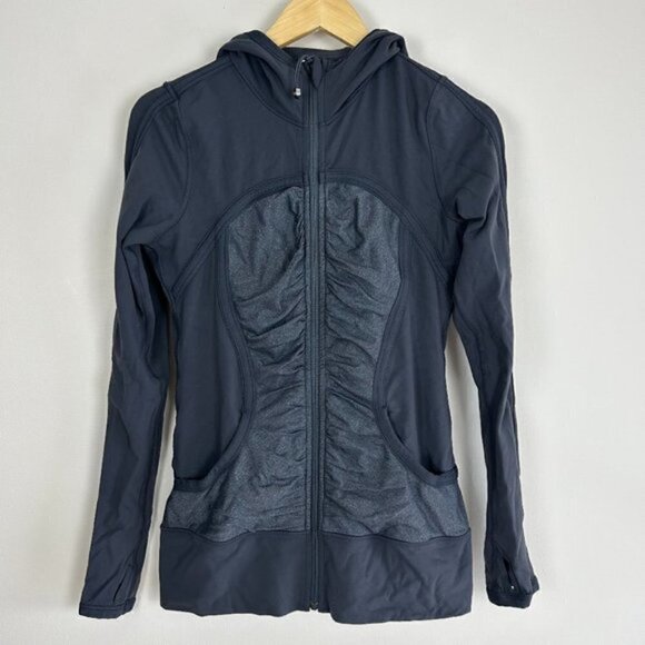 Lululemon Pure Balance Jacket Coal Size 4 - Picture 5 of 9
